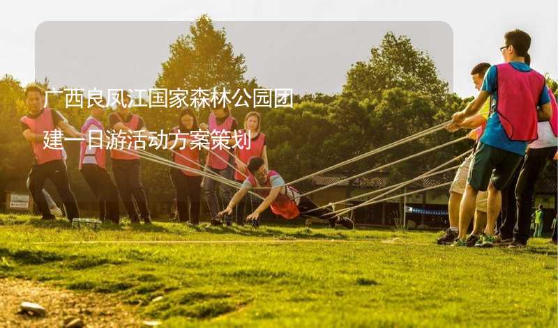 广西良凤江国家森林公园团建一日游活动方案策划