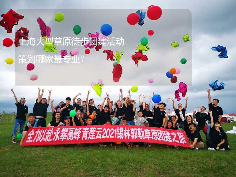上海大型草原徒步团建活动策划哪家最专业？