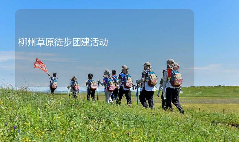 柳州草原徒步团建活动