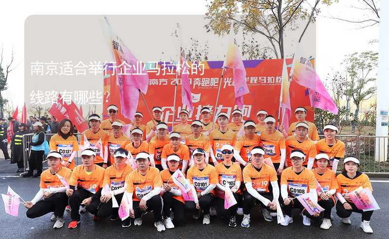南京适合举行企业马拉松的线路有哪些？