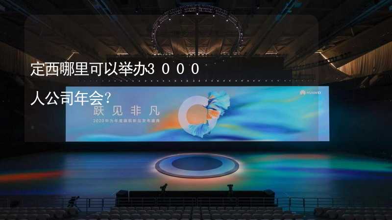 定西哪里可以举办3000人公司年会？_2