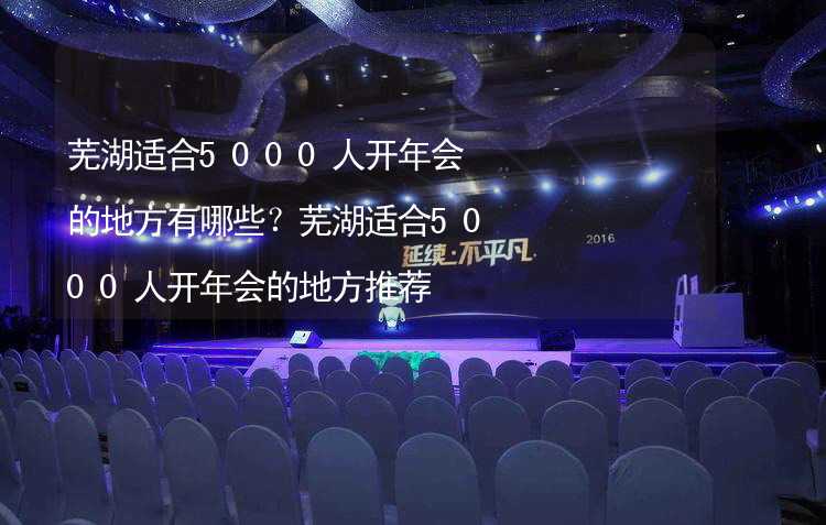 芜湖适合5000人开年会的地方有哪些？芜湖适合5000人开年会的地方推荐_2