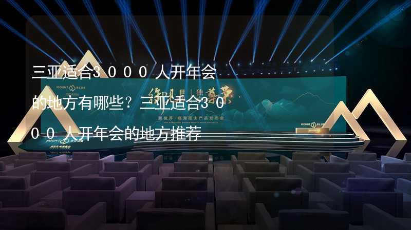 三亚适合3000人开年会的地方有哪些？三亚适合3000人开年会的地方推荐_1