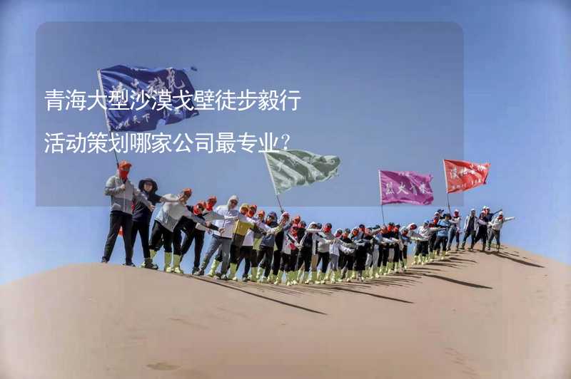青海大型沙漠戈壁徒步毅行活动策划哪家公司最专业？