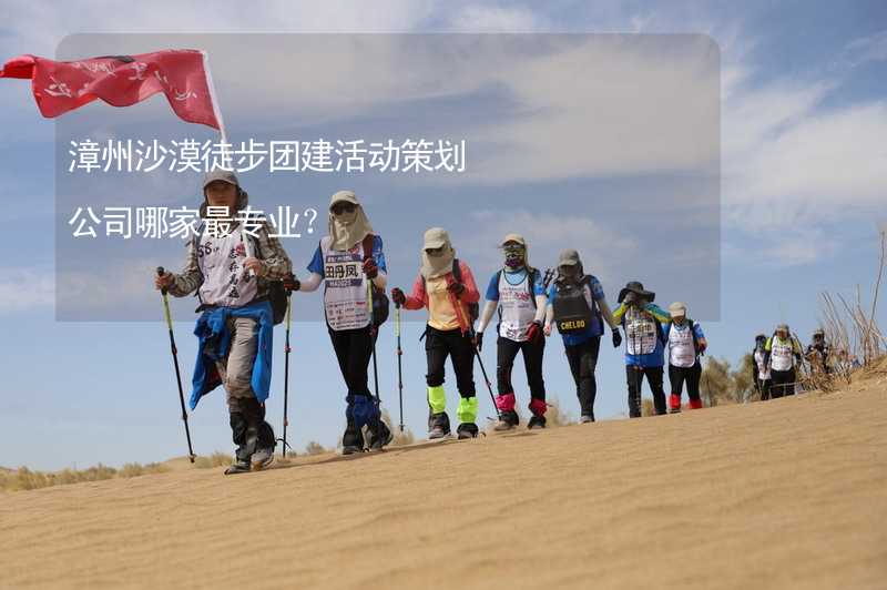漳州沙漠徒步团建活动策划公司哪家最专业？_2