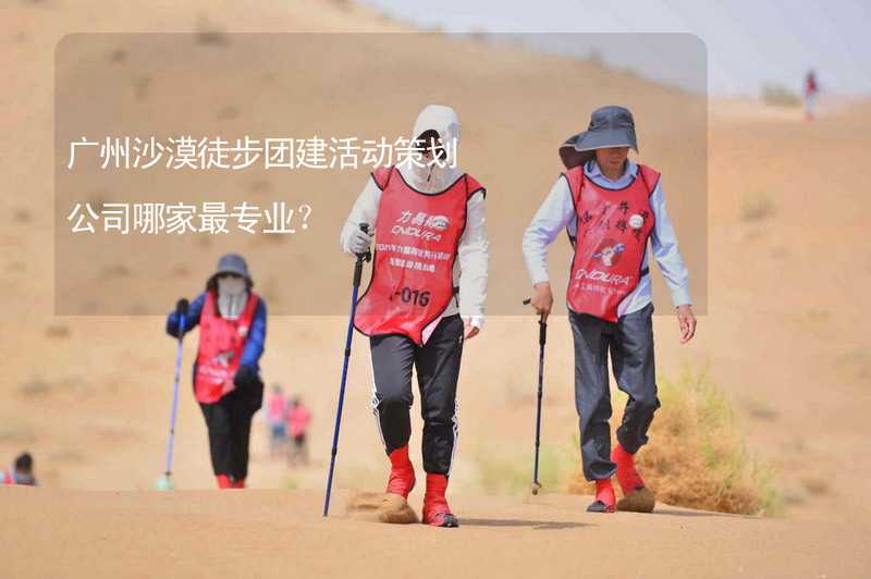 广州沙漠徒步团建活动策划公司哪家最专业？_2