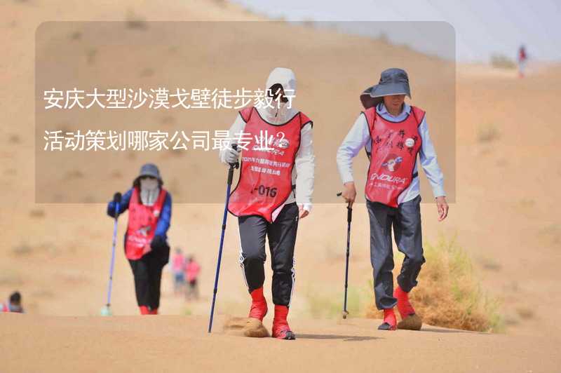 安庆大型沙漠戈壁徒步毅行活动策划哪家公司最专业？_2