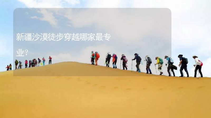 新疆沙漠徒步穿越哪家最专业？