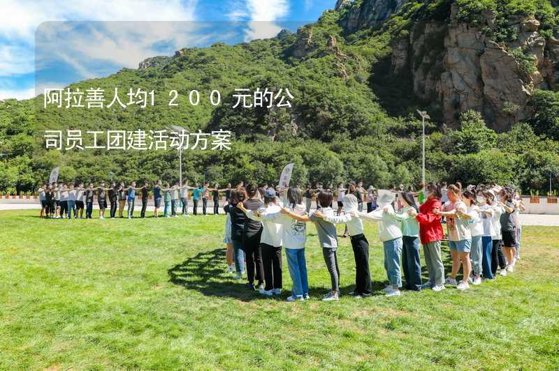 阿拉善人均1200元的公司员工团建活动方案