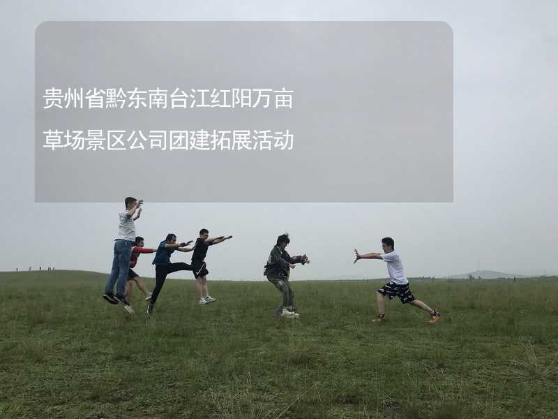 贵州省黔东南台江红阳万亩草场景区公司团建拓展活动