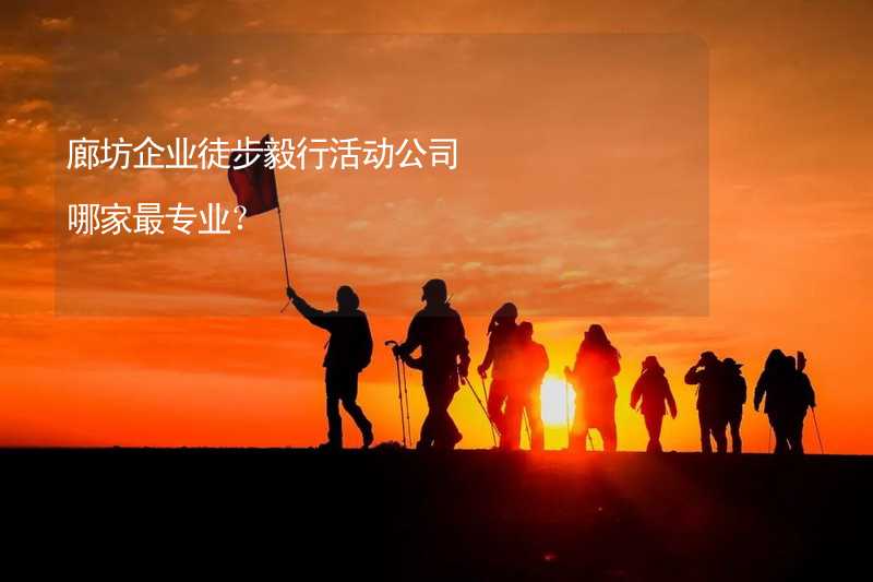 廊坊企业徒步毅行活动公司哪家最专业？_2