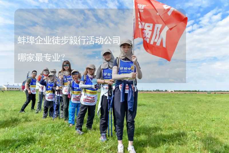 蚌埠企业徒步毅行活动公司哪家最专业？
