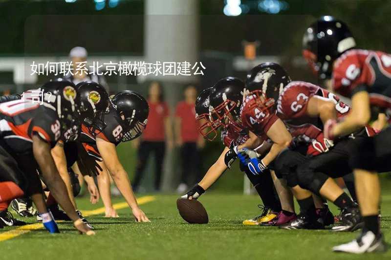 如何联系北京橄榄球团建公司？