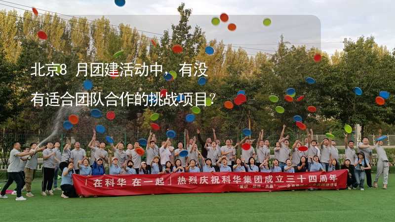 北京8月团建活动中，有没有适合团队合作的挑战项目？