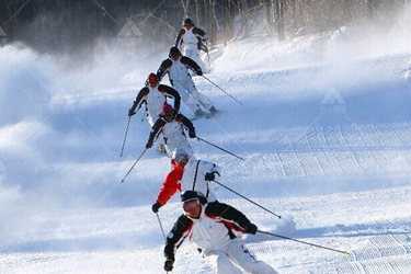 栉风沐雪，滑雪竞速，团队出动才畅快！