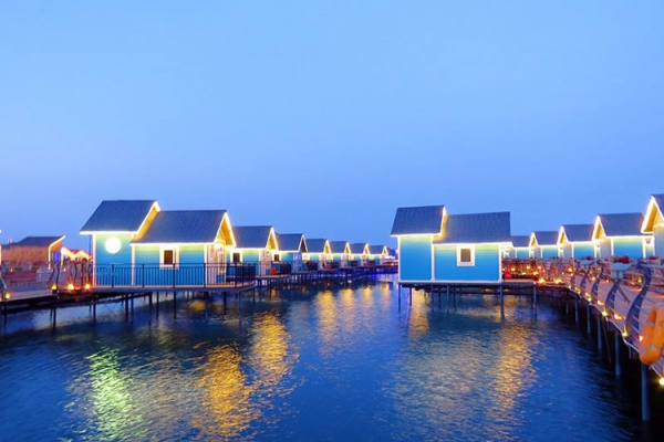 2日团建：极富荷兰风情的水上小木屋——月坨岛