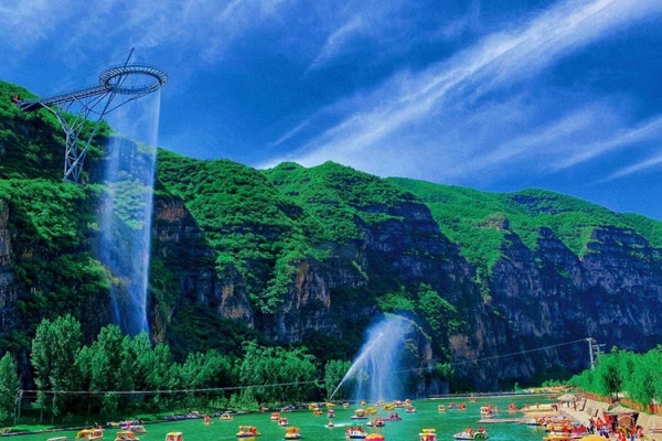 野三坡刘家河水上乐园——一座镶嵌于山水间的游乐园