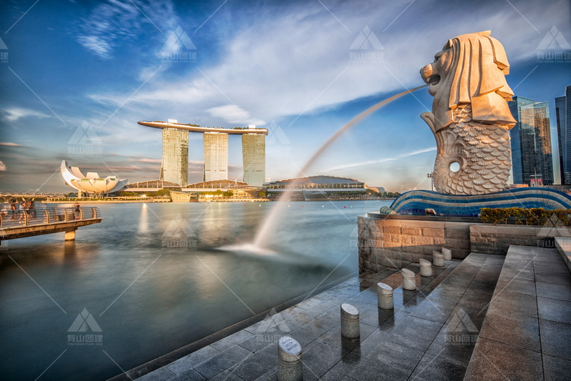 鱼尾狮公园是新加坡最出名的景点之一,来新加坡的游客都会专程造访