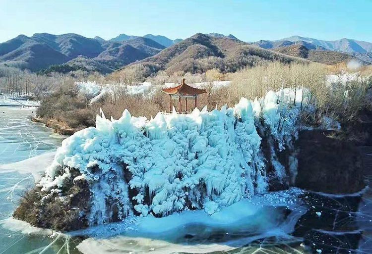 冬天玉渡山的冰雪世界你见过吗