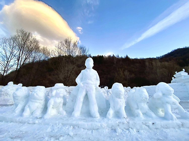 冬天玉渡山的冰雪世界你見過嗎？_5